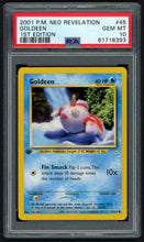 Load image into Gallery viewer, Pokemon Goldeen 1st Edition PSA 10 - Neo Revelation
