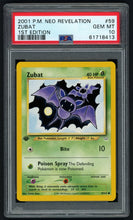 Load image into Gallery viewer, Pokemon Zubat 1st Edition PSA 10 - Neo Revelation
