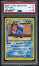 Load image into Gallery viewer, Pokemon Quagsire 1st Edition PSA 10 - Neo Revelation
