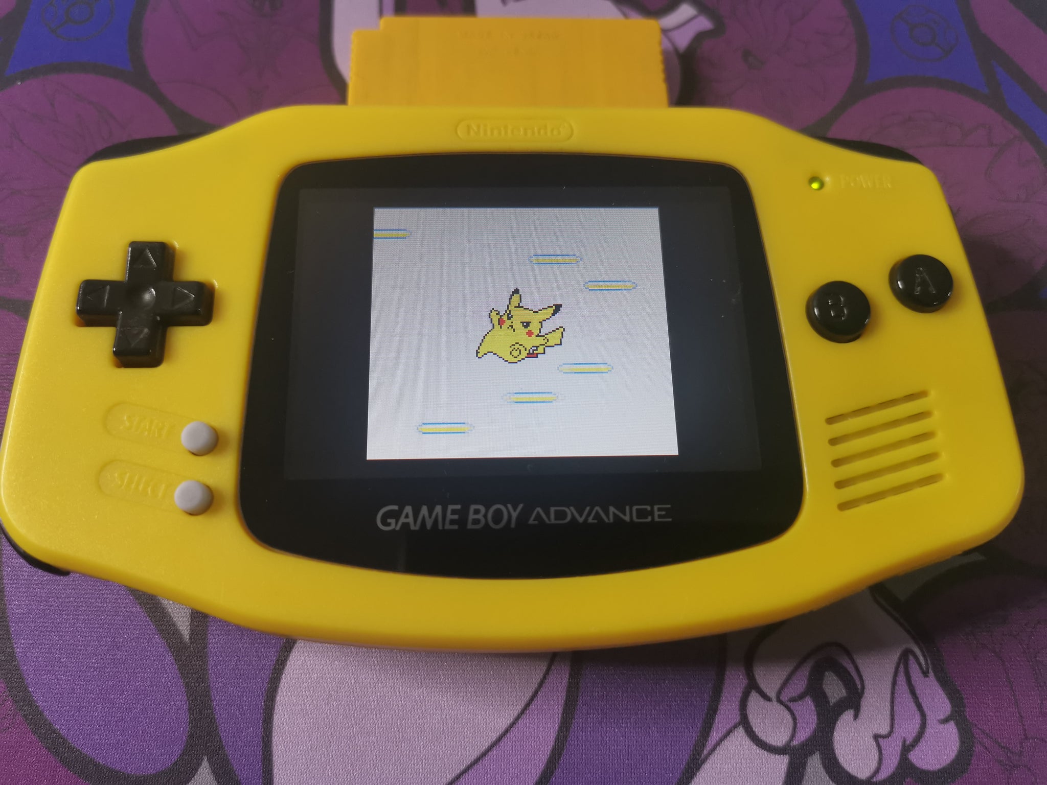 Gameboy Advance – JPN Version – Yellow – AGB-001 [Modded] – PikáBlue Game  Corner