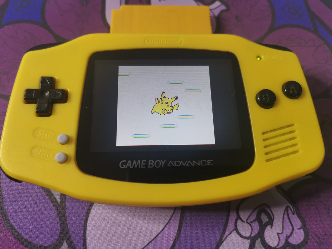 Gameboy Advance – JPN Version – Yellow – AGB-001 [Modded